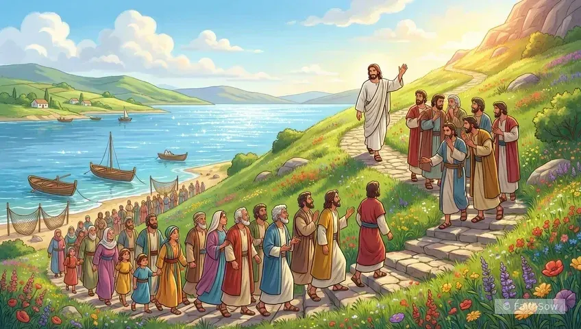 La bendición en la montaña